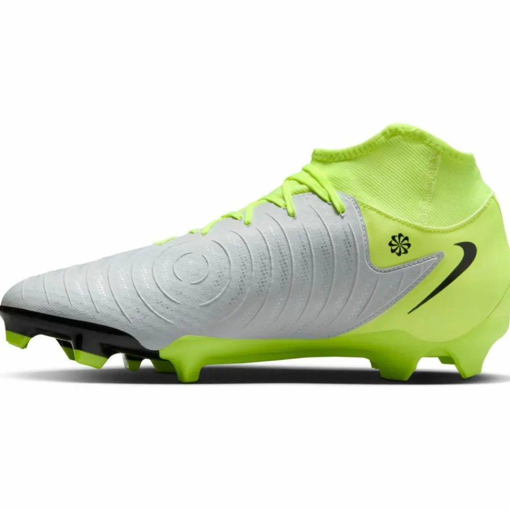 Nike Fußballschuhe<· PHANTOM LUNA II ACADEMY FG-MG metallic silver-black-volt