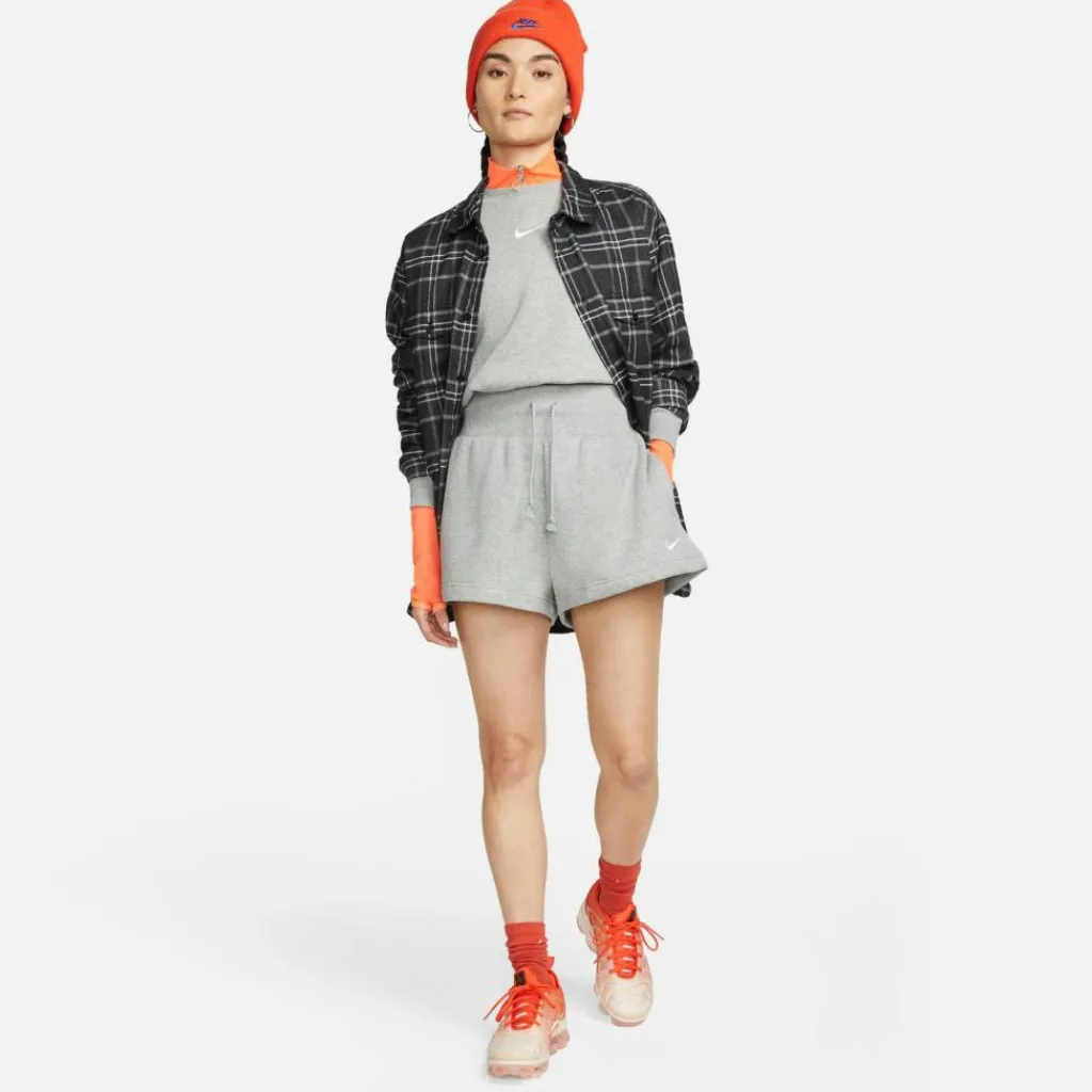 Nike Loungewear<· Phoenix dk grey heather-sail