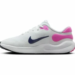 Nike Laufen|Laufschuhe<· REVOLUTION 7 GS white-midnight navy-playful pink