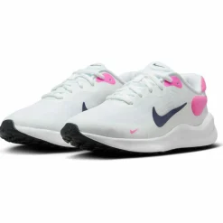Nike Laufen|Laufschuhe<· REVOLUTION 7 GS white-midnight navy-playful pink