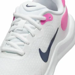 Nike Laufen|Laufschuhe<· REVOLUTION 7 GS white-midnight navy-playful pink