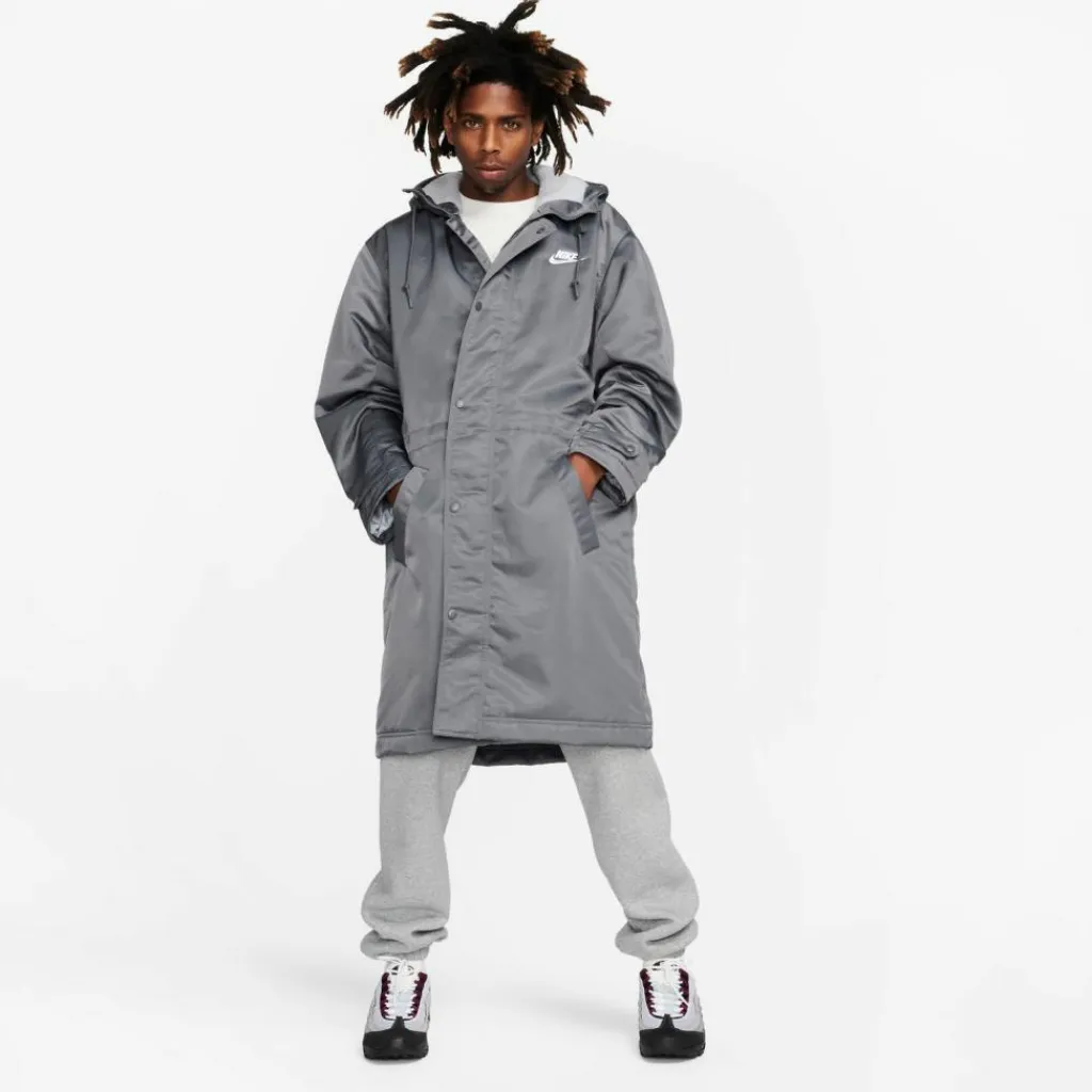 Nike Mäntel<· Stadium iron grey-white