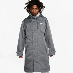 Nike Mäntel<· Stadium iron grey-white