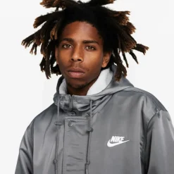 Nike Mäntel<· Stadium iron grey-white