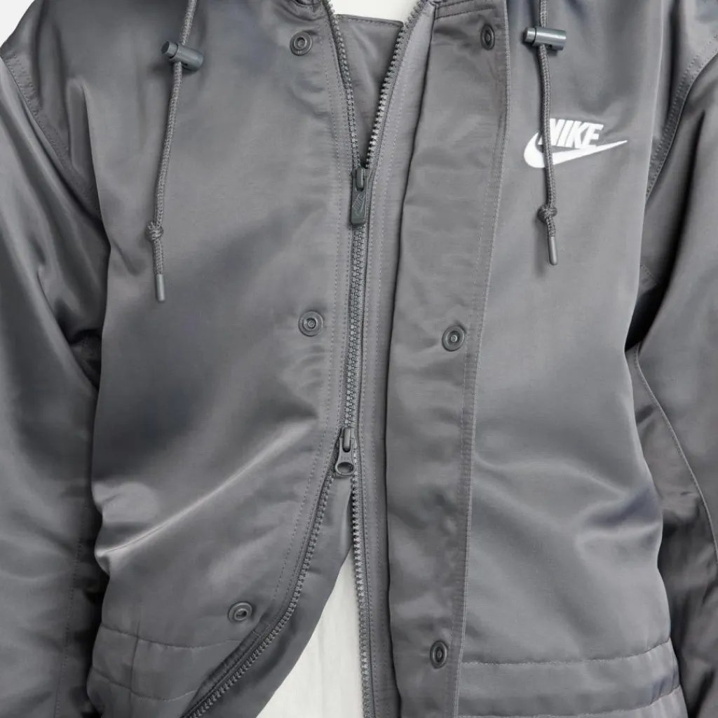 Nike Mäntel<· Stadium iron grey-white