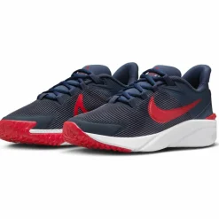 Nike Laufen|Laufen<· STAR RUNNER 4 NN GS thunder blue-gym red-black-white