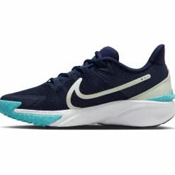 Nike Laufen|Laufschuhe<· STAR RUNNER 4 NN GS midnight navy-volt tint-dusty cactus
