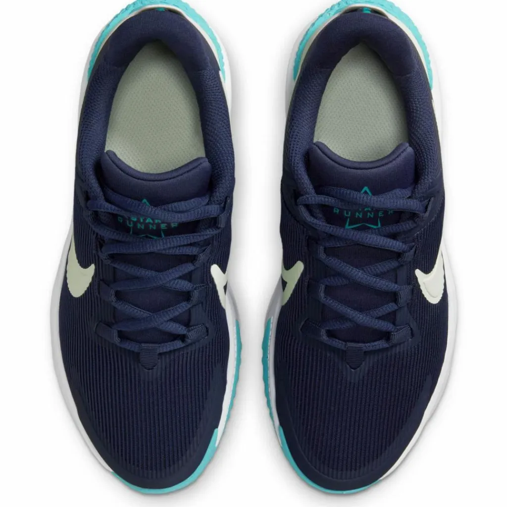 Nike Laufen|Laufschuhe<· STAR RUNNER 4 NN GS midnight navy-volt tint-dusty cactus