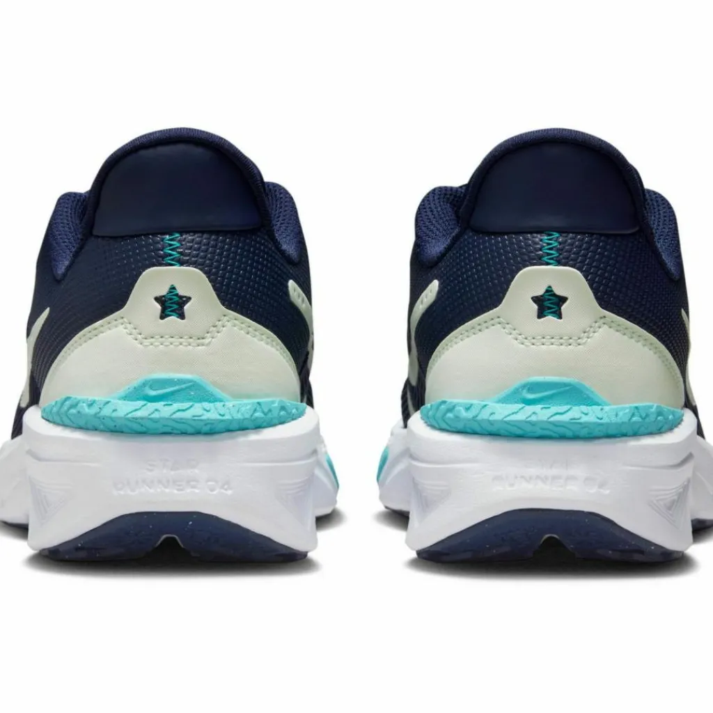 Nike Laufen|Laufschuhe<· STAR RUNNER 4 NN GS midnight navy-volt tint-dusty cactus