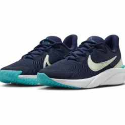 Nike Laufen|Laufschuhe<· STAR RUNNER 4 NN GS midnight navy-volt tint-dusty cactus