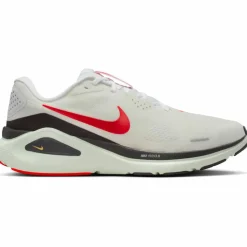 Nike Laufen|Laufschuhe<· STRUCTURE 26 white-bright crimson-medium ash