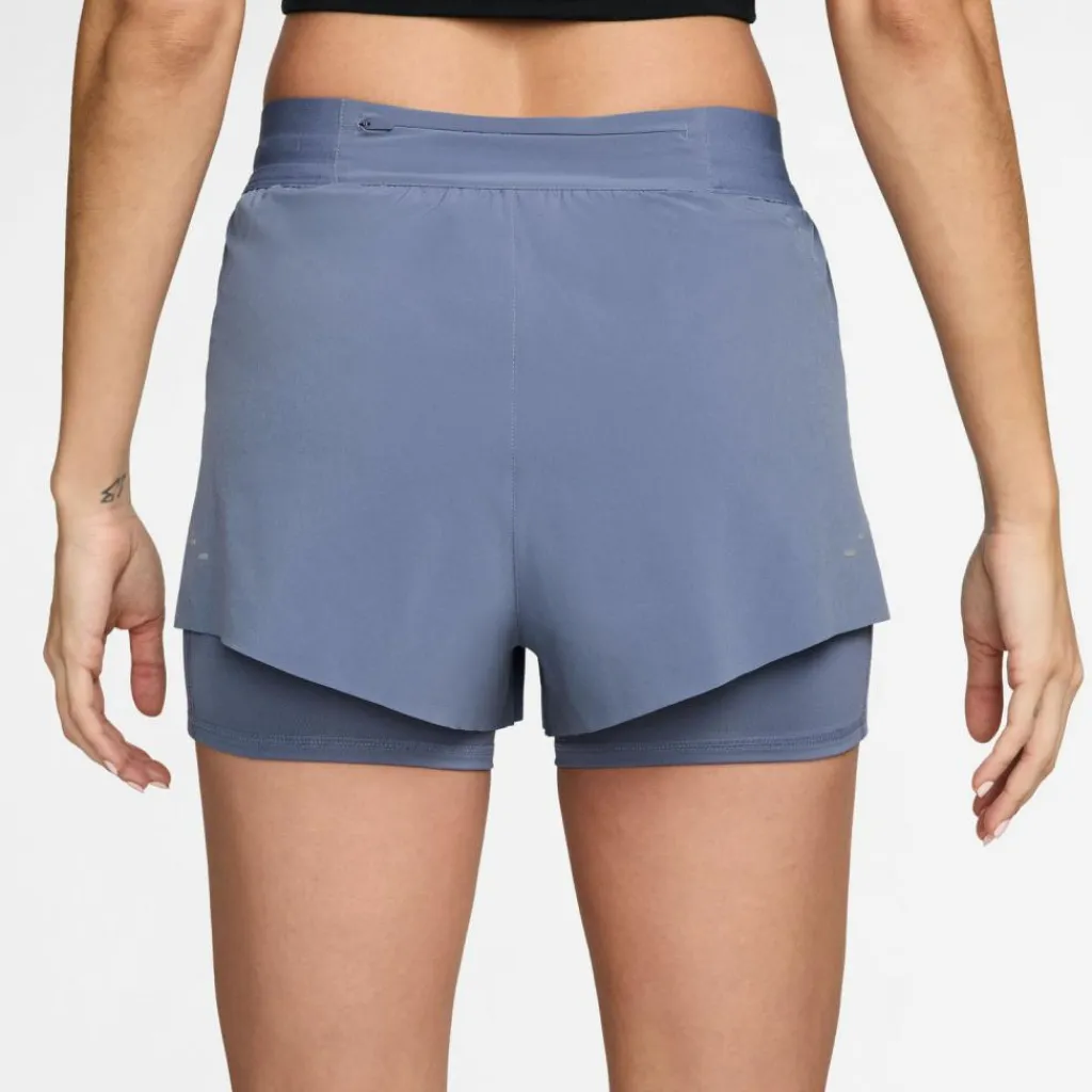 Nike Laufen|Hosen<· SWIFT world indigo-reflective silv