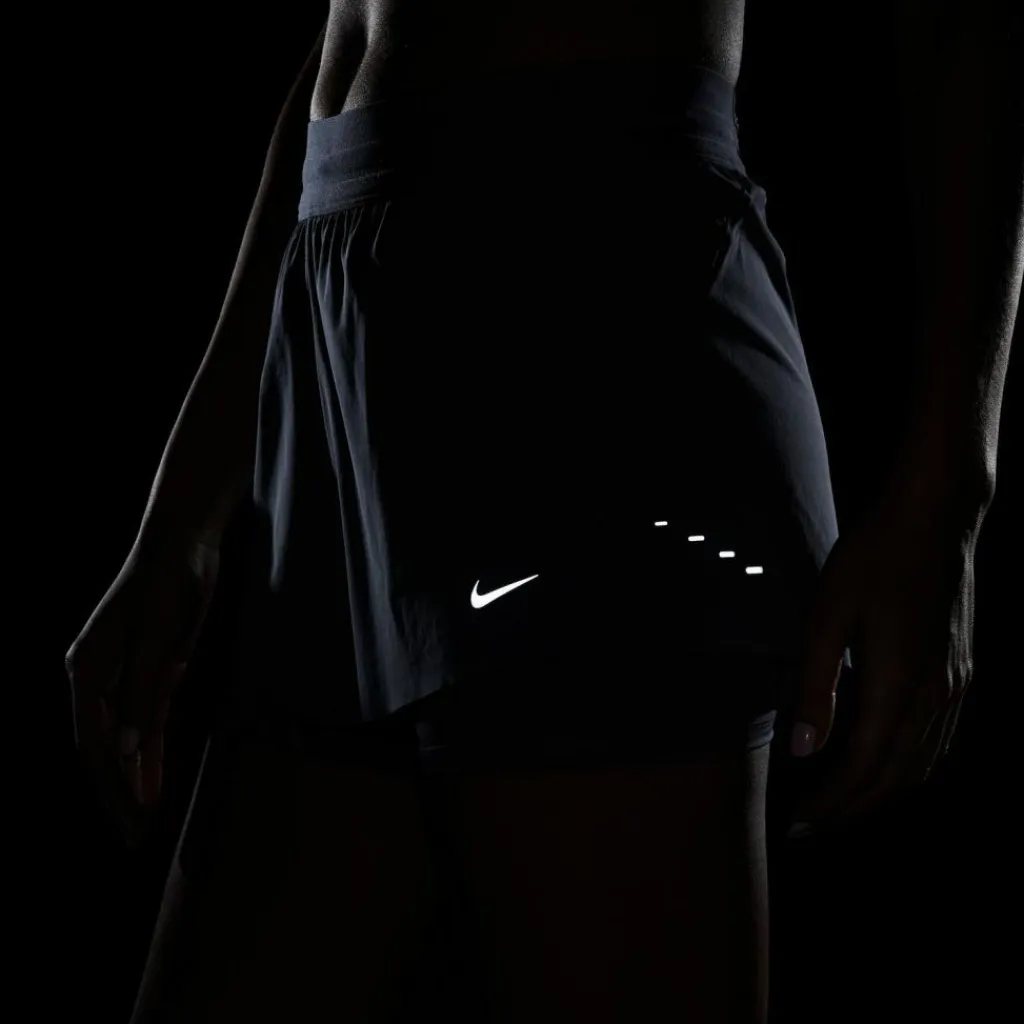 Nike Laufen|Hosen<· SWIFT world indigo-reflective silv