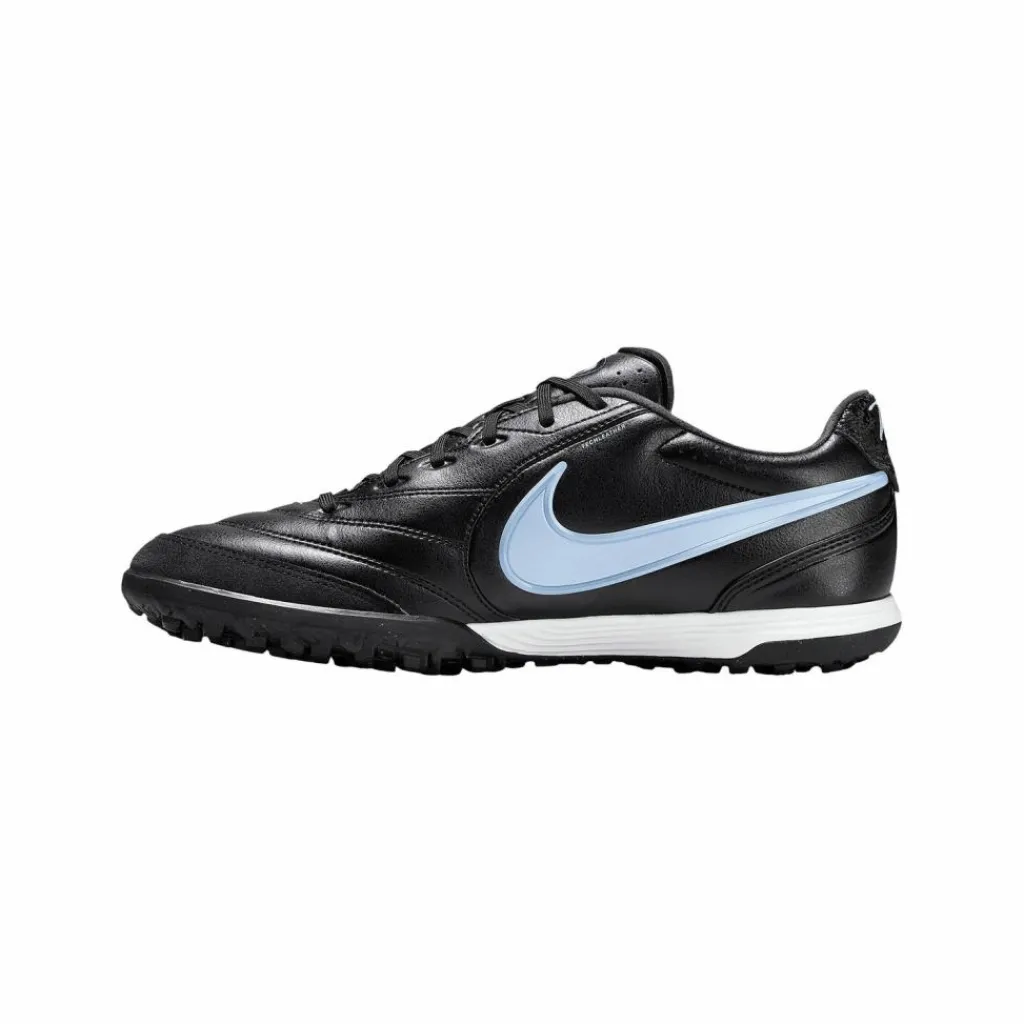 Nike Fußballschuhe<· Tiempo Ligera Pro TF Attack Weiß schwarzblau