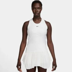 Nike Tennis|Tennis<· W NK DF VCTRY TANK white-black
