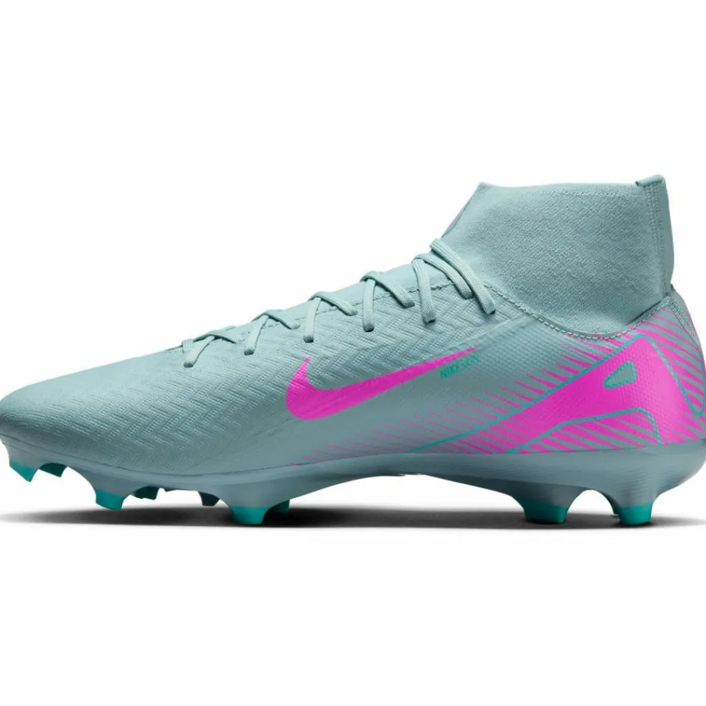 Nike Fußball|Fußball<· ZM SUPERFLY 10 ACAD FG-MG ocean cube-pink blast