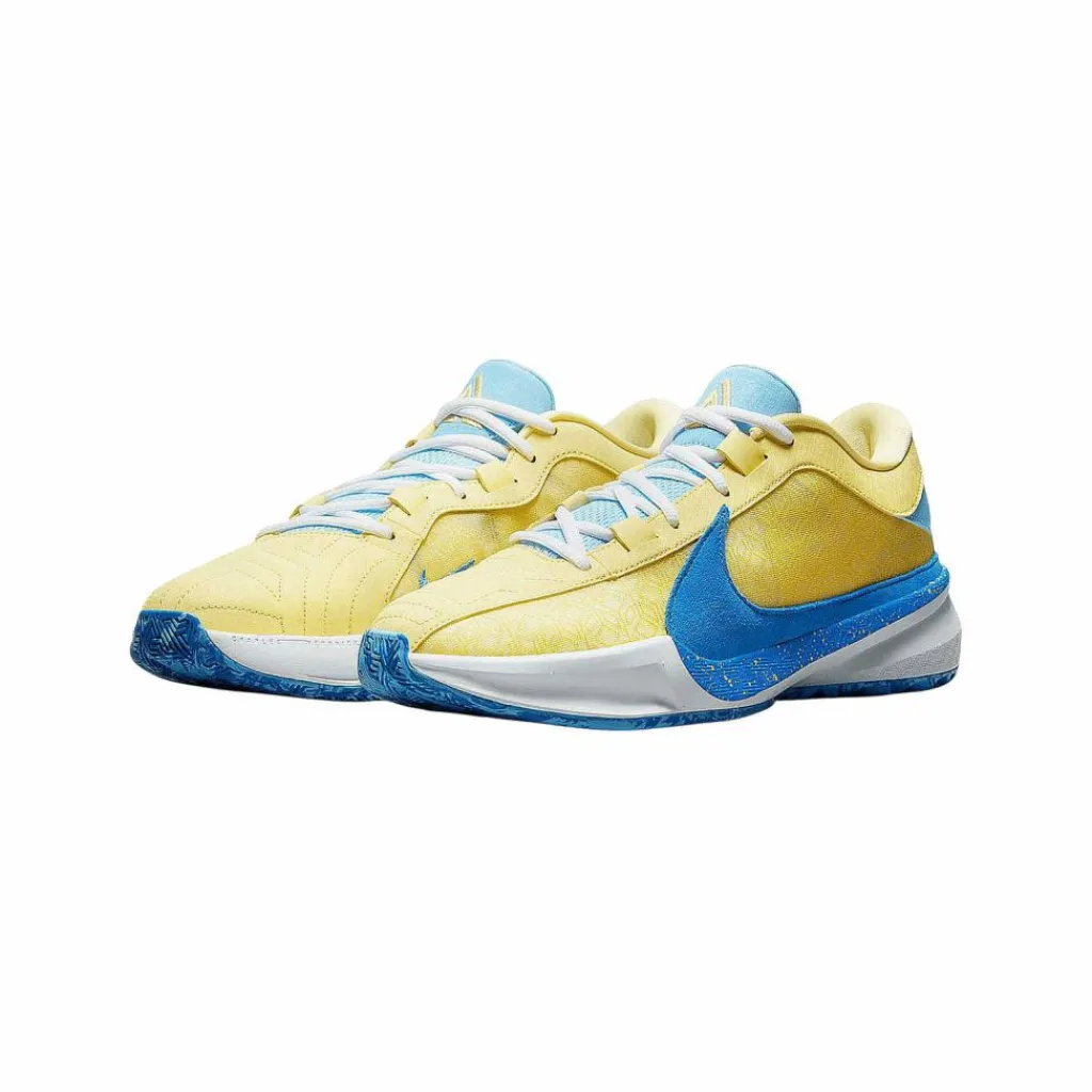 Nike Fußballschuhe|Hallenschuhe<· Zoom Freak 5 gelbblauweiss