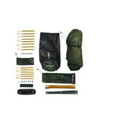 Nordisk Zelte<· HALLAND 2 LW (2.0) Black Forest Green