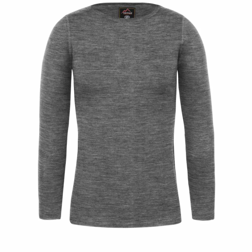 normani Outdoor Sports Shirts|Snowboarding<· Merino Mandurah Grau