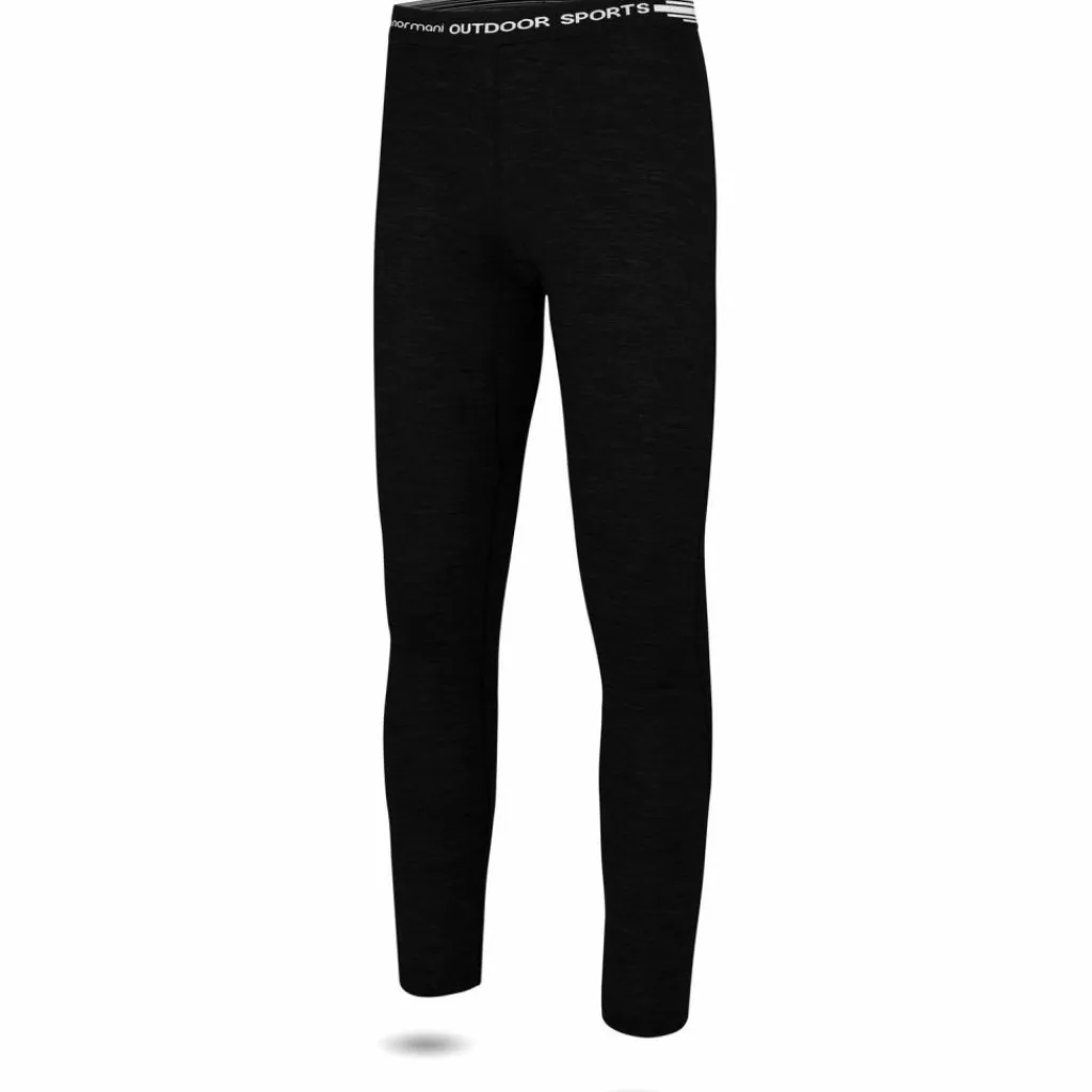 normani Outdoor Sports Snowboarding|Funktionswäsche<· Merino Mackay Schwarz