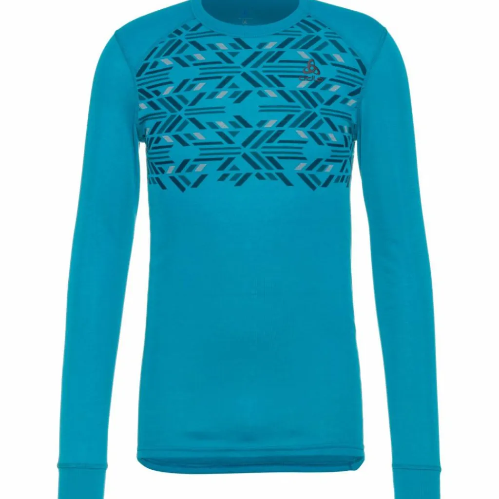 Odlo Unterwäsche<· ACTIVE WARM ECO tumultuous sea graphic fw20-diving navy