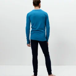 Odlo Unterwäsche<· ACTIVE WARM ECO tumultuous sea graphic fw20-diving navy
