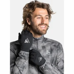 Odlo Laufhandschuhe|Fahrradhandschuhe<· CERAMIWARM LIGHT black(15000)