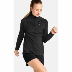 Odlo Laufen|Training<· ESSENTIAL CERAMIWARM black