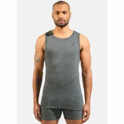 Odlo Tops & Tanks<· Merino odlo steel grey melange(10183)
