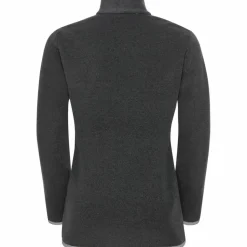 Odlo Ski|Shirts<· ROY HALFZIP shale grey-black stripes