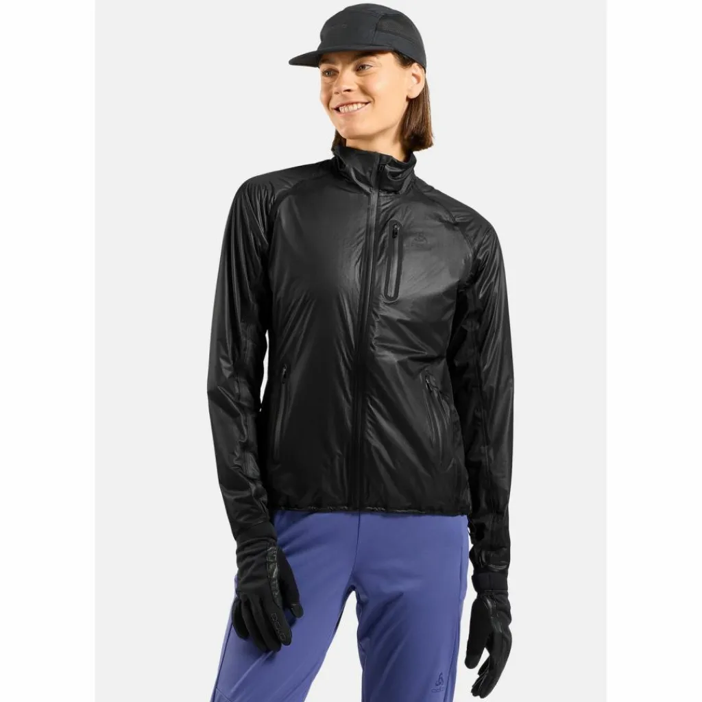Odlo Trailrunning<· ZEROWEIGHT DUAL DRY WATERPROOF INSULATED black(15000)