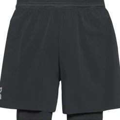 On Laufen|Laufen<· 5" Performance 2-1 Shorts black