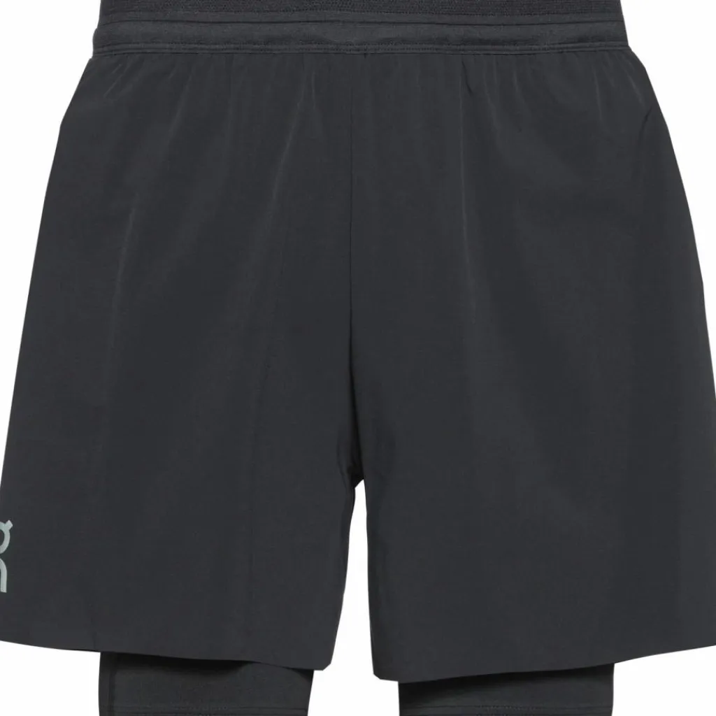 On Laufen|Laufen<· 5" Performance 2-1 Shorts black
