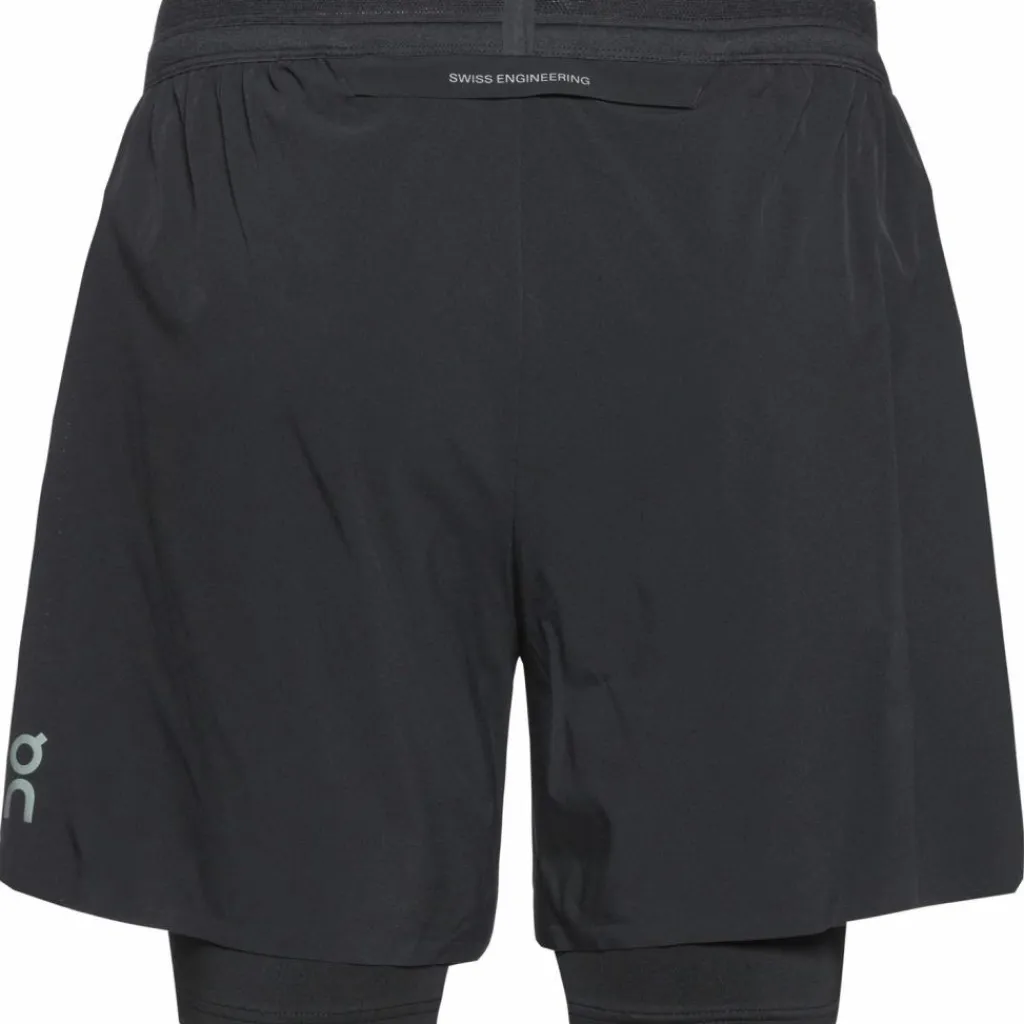 On Laufen|Laufen<· 5" Performance 2-1 Shorts black