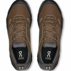On Wanderschuhe<· Cloudrock Low WP Braun5934