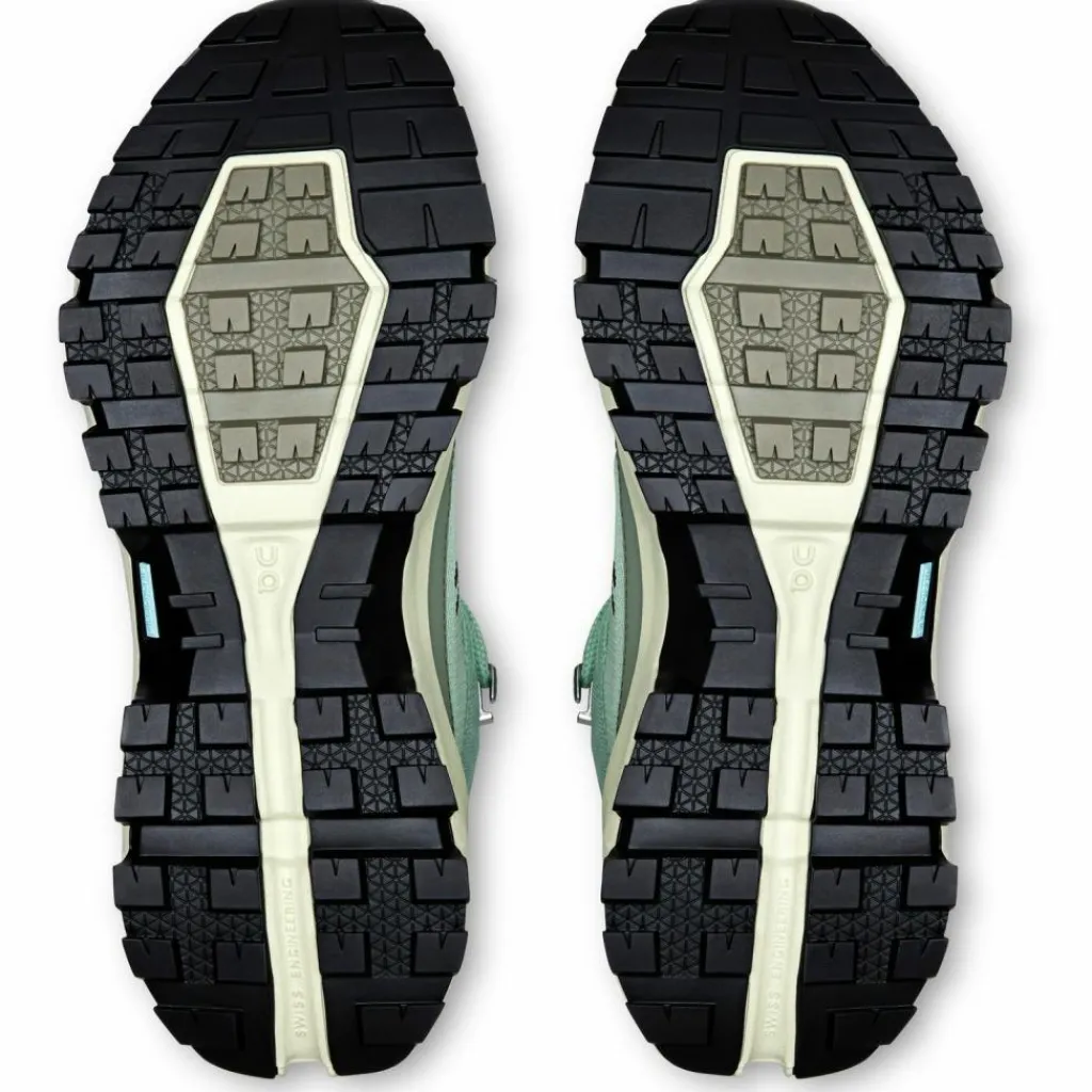 On Wandern|Wanderschuhe<· Cloudrock Mid WP mineral-aloe