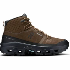 On Wanderschuhe<· Cloudrock Mid WP earth-black