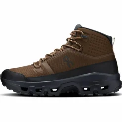 On Wanderschuhe<· Cloudrock Mid WP earth-black