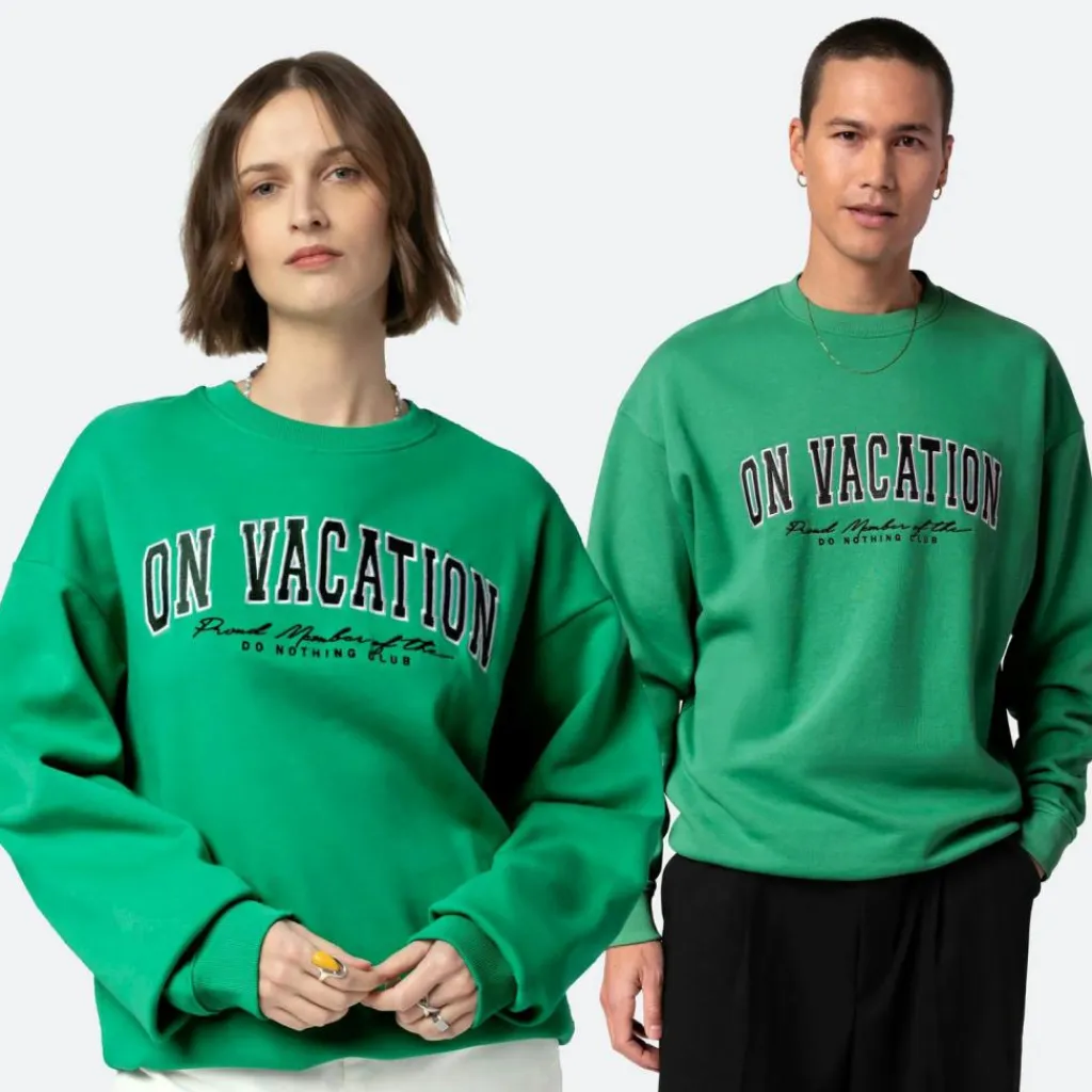 ON VACATION Pullover & Sweats|Pullover & Sweats<· College green