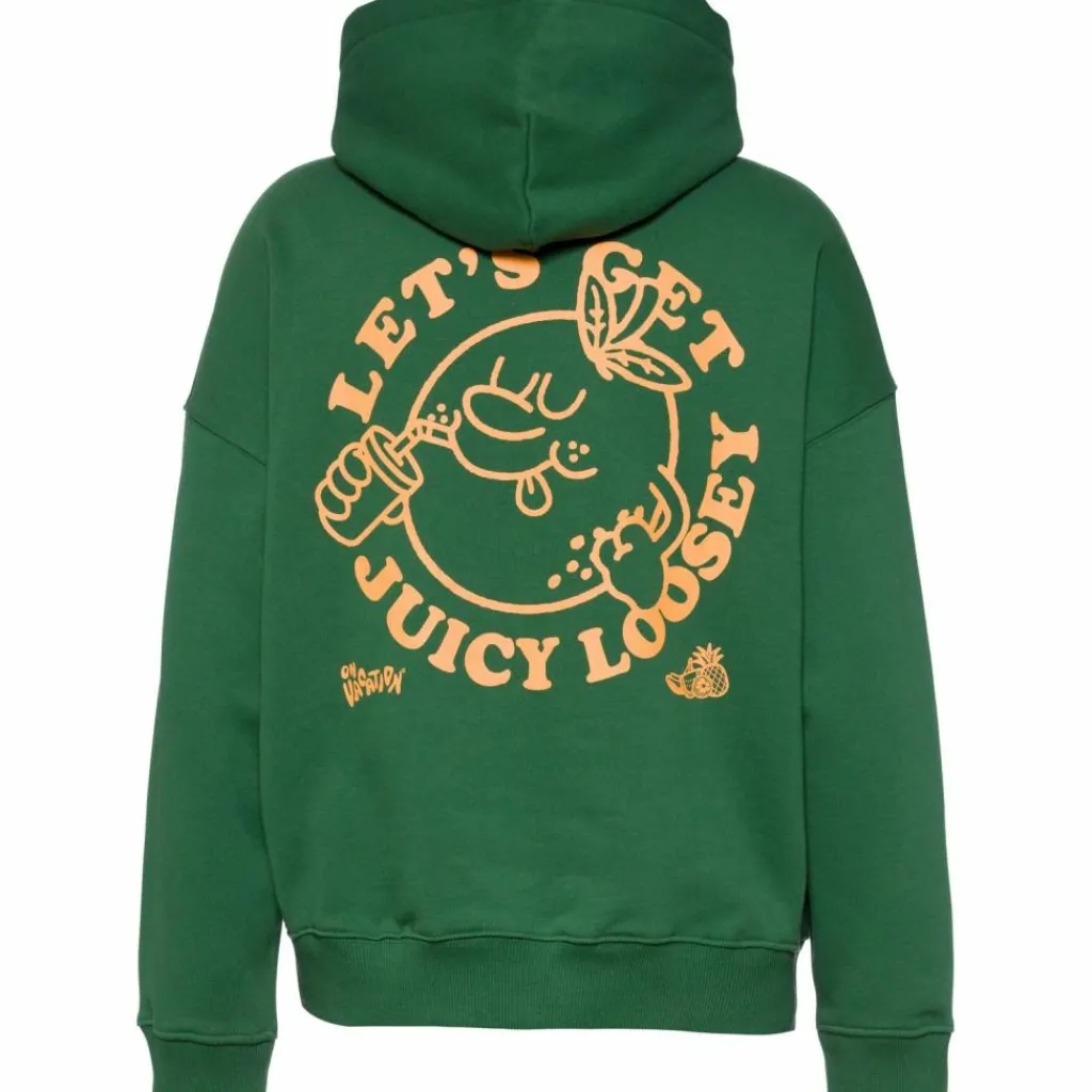 ON VACATION Loungewear|Pullover & Sweats<· Juicy Loosey green