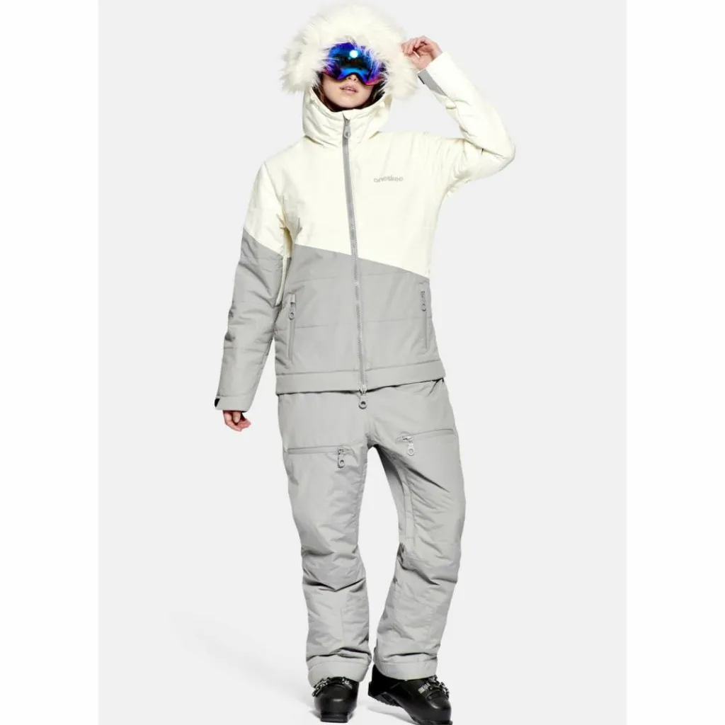 ONESKEE Snowboarding|Snowboarding<· Parka grey - egret