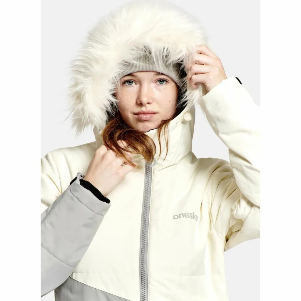 ONESKEE Snowboarding|Snowboarding<· Parka grey - egret