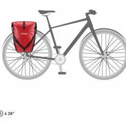 ORTLIEB Fahrradtaschen<· Back Roller Classic red-black