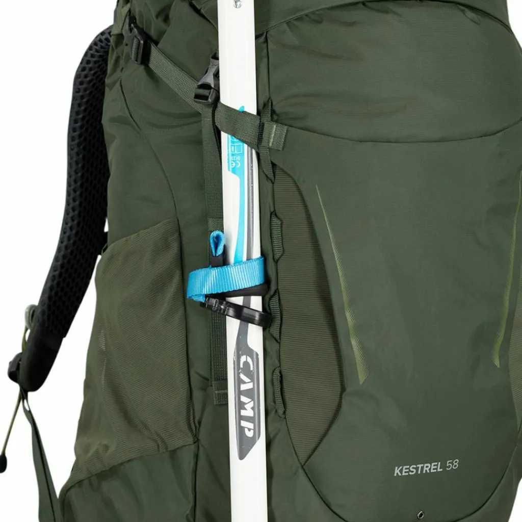 Osprey Trekkingrucksäcke|Wanderrucksäcke<· Kestrel 58 bonsai green