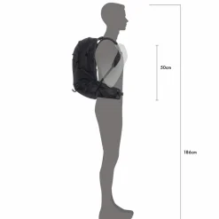 Osprey Wandern|Wanderrucksäcke<· Talon 22 black-coal grey