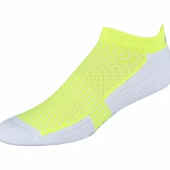 P.A.C. Socken<· Bike Footie Zip neon yellow-white