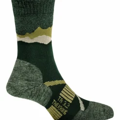P.A.C. Socken|Socken<· TR 3.2 Trekking Merino Light anthracite-olive