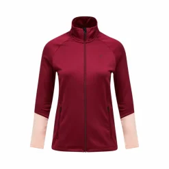 Peak Performance Fleecejacken< weinrot