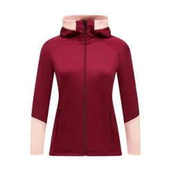Peak Performance Fleecejacken< weinrot