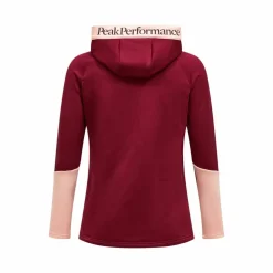 Peak Performance Fleecejacken< weinrot